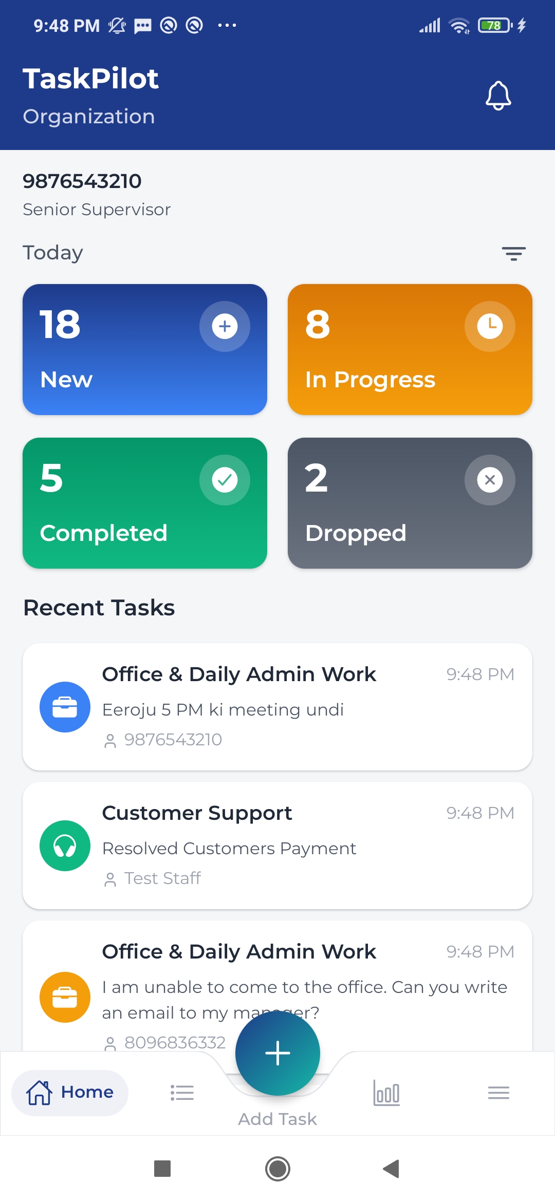 TaskPilot App